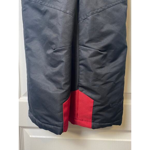 Swiss Tech Children's Black and Red Ski Bib Overalls Size 4-5 (XS) - Picture 6 of 9